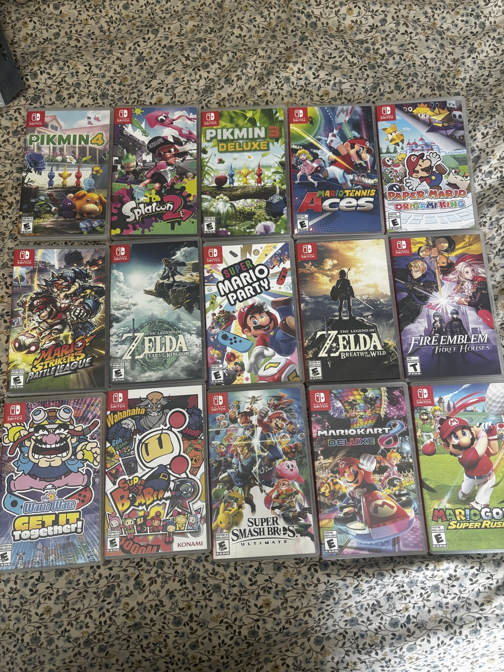 Nintendo Switch Game Bundle - Mixed Titles (Red Accents)